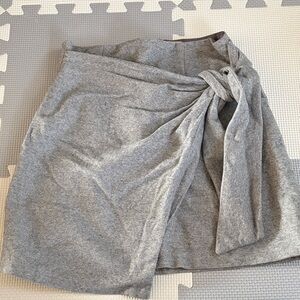 Aritzia Asymmetrical Gray Skirt